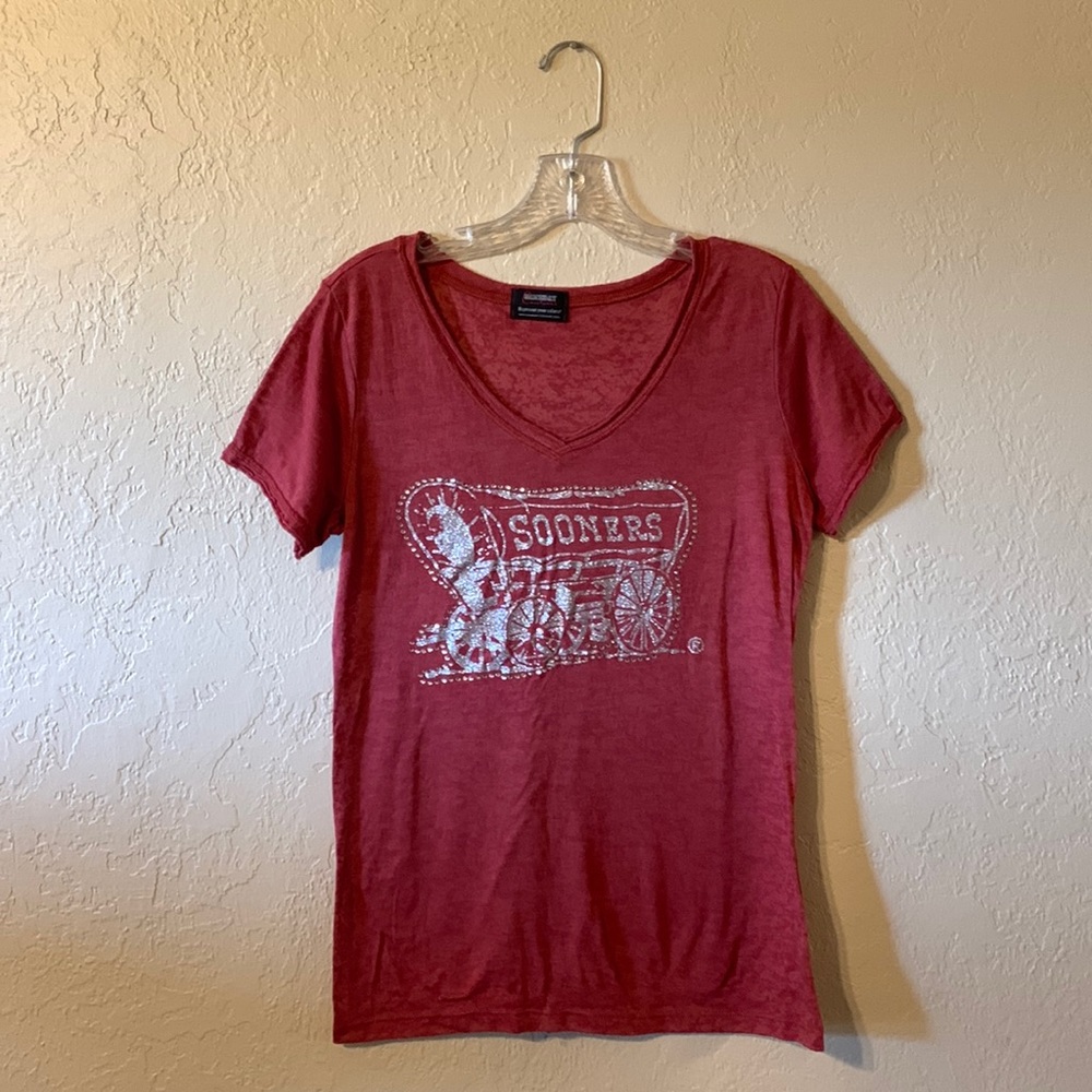Oklahoma university, OU,  sooner women’s shirt, size large.